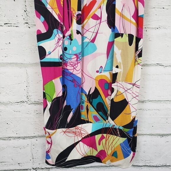 Diane von Furstenberg Vintage Silk print dress size 2 - Picture 6 of 8